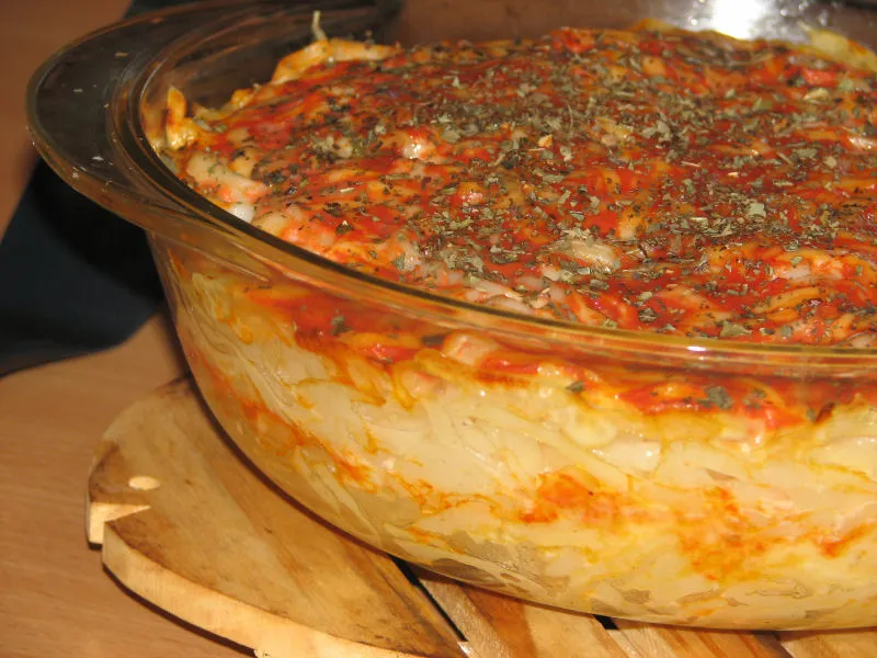 Makaron zapiekany - pyszny