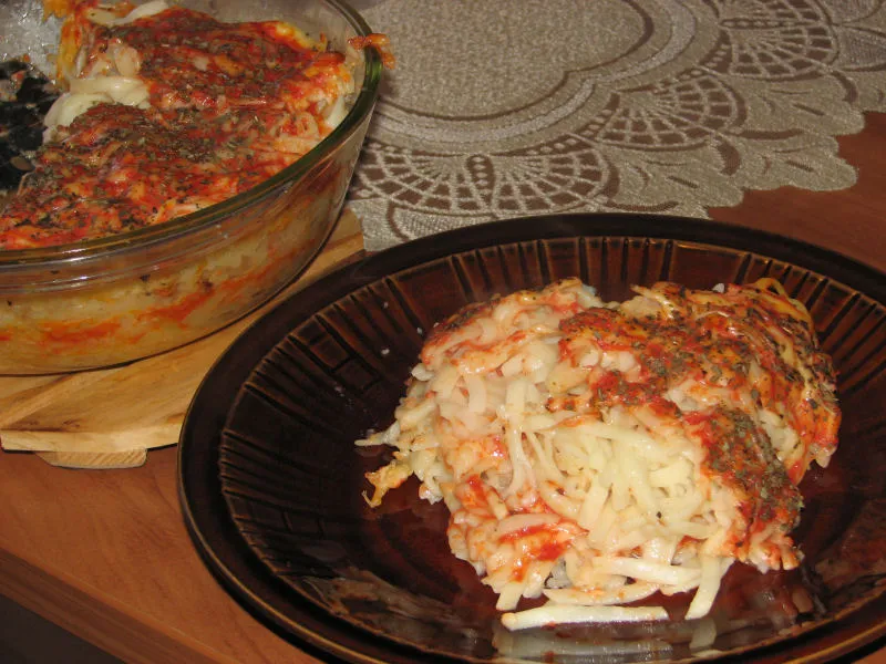 Makaron zapiekany - pyszny