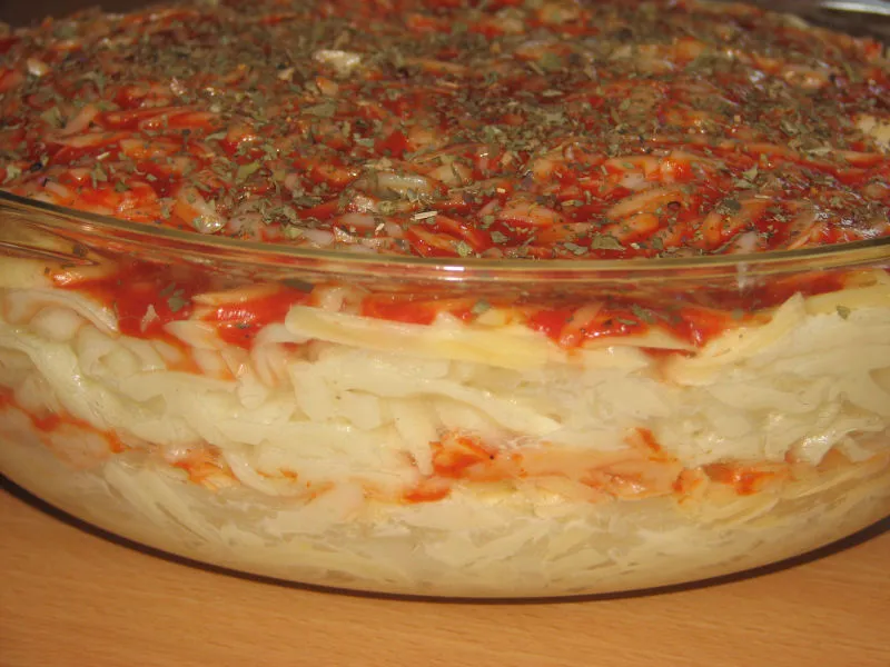 Makaron zapiekany - pyszny
