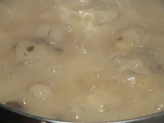 Zupa ziemniaczana z suszonymi grzybami - 10