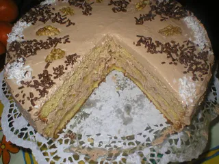 Tort z kremem czekoladowym - 2