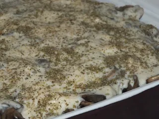 Wegetariańska zapiekanka z kalafiorem i pieczarkami - 17