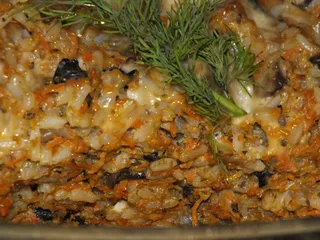 Zapiekanka ryżowa z pieczarkami - wersja dla wegetarian - 14