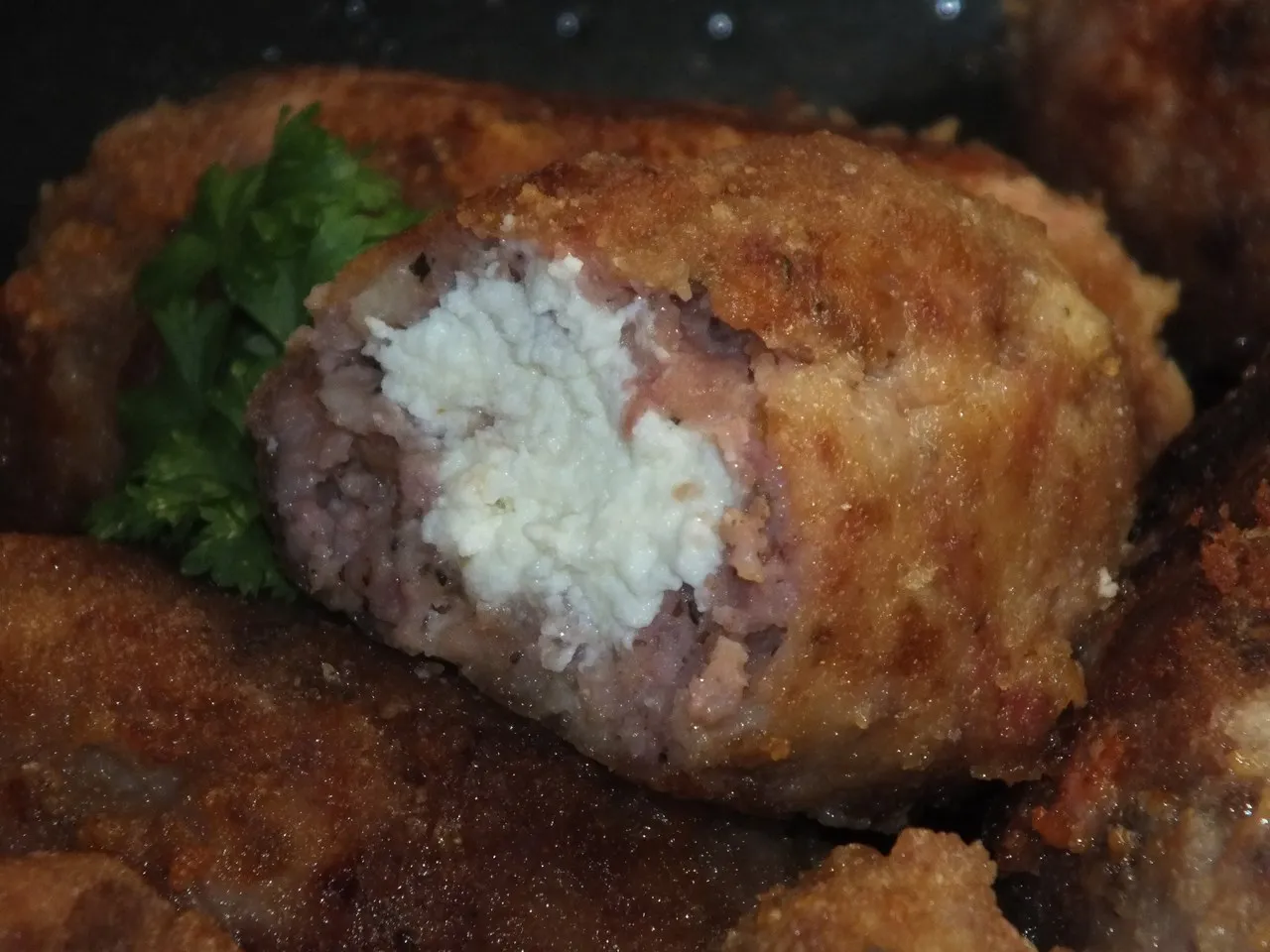 Kotlety mielone z serem Feta - przepyszne :)