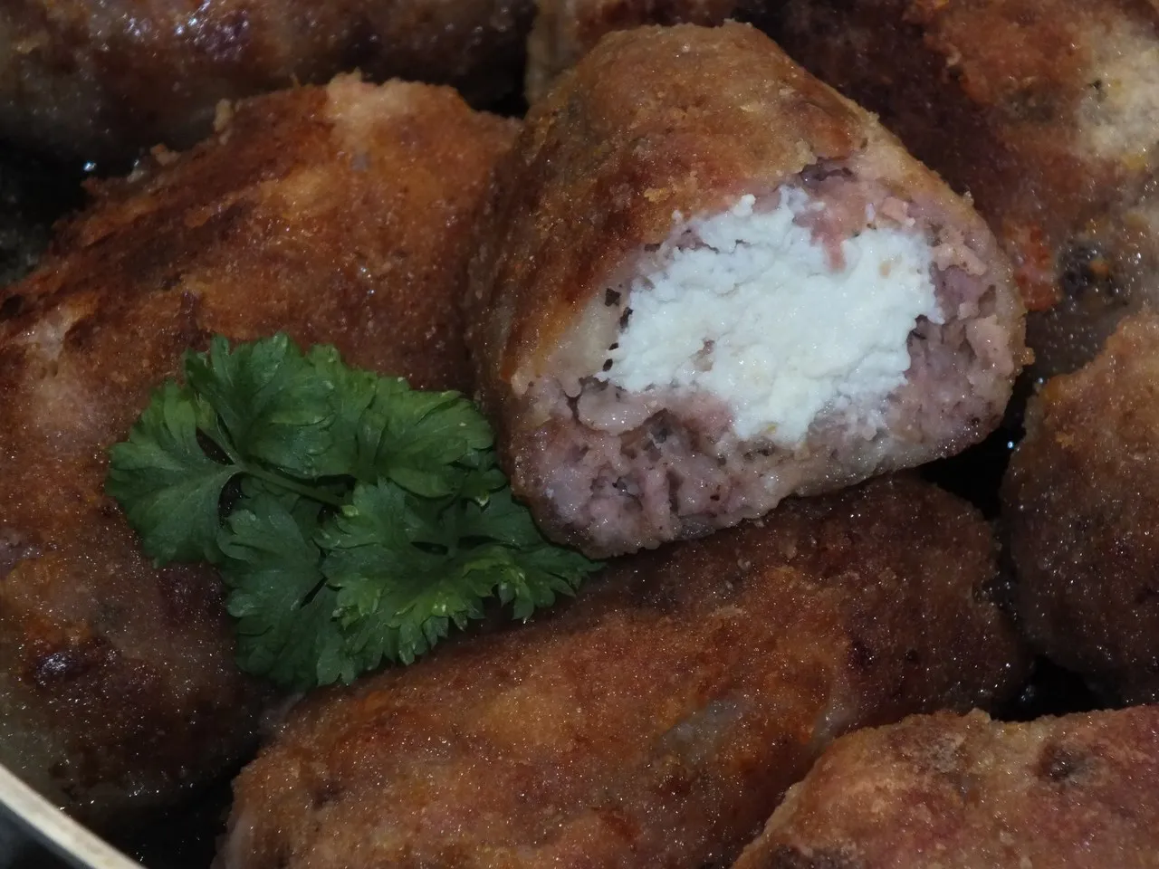 Kotlety mielone z serem Feta - przepyszne :)