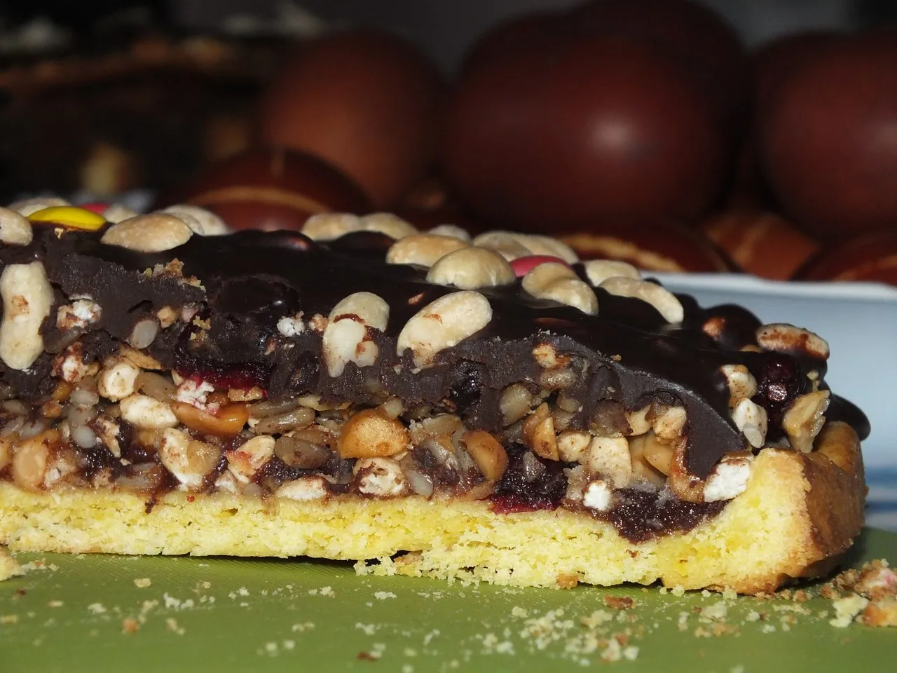 Wielkanocny mazurek z ekstra bakaliową masą