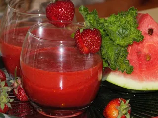 Arbuzowo-truskawkowe smoothie