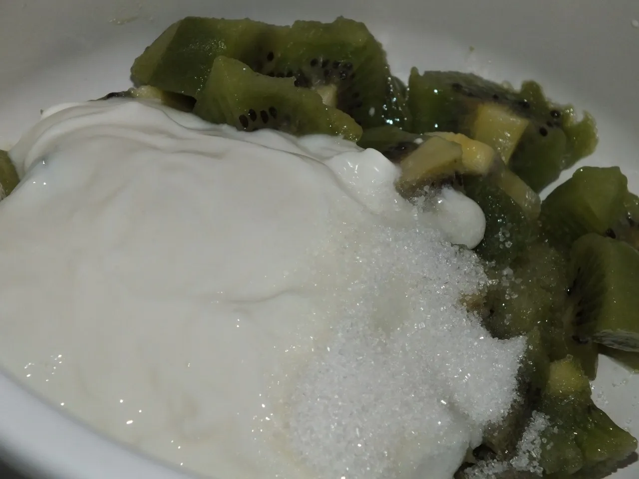 Jogurtowy koktajl z kiwi