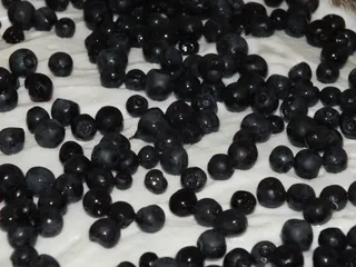 Ciasto rabarbarowe z ekstra pianką i jagodami - 15