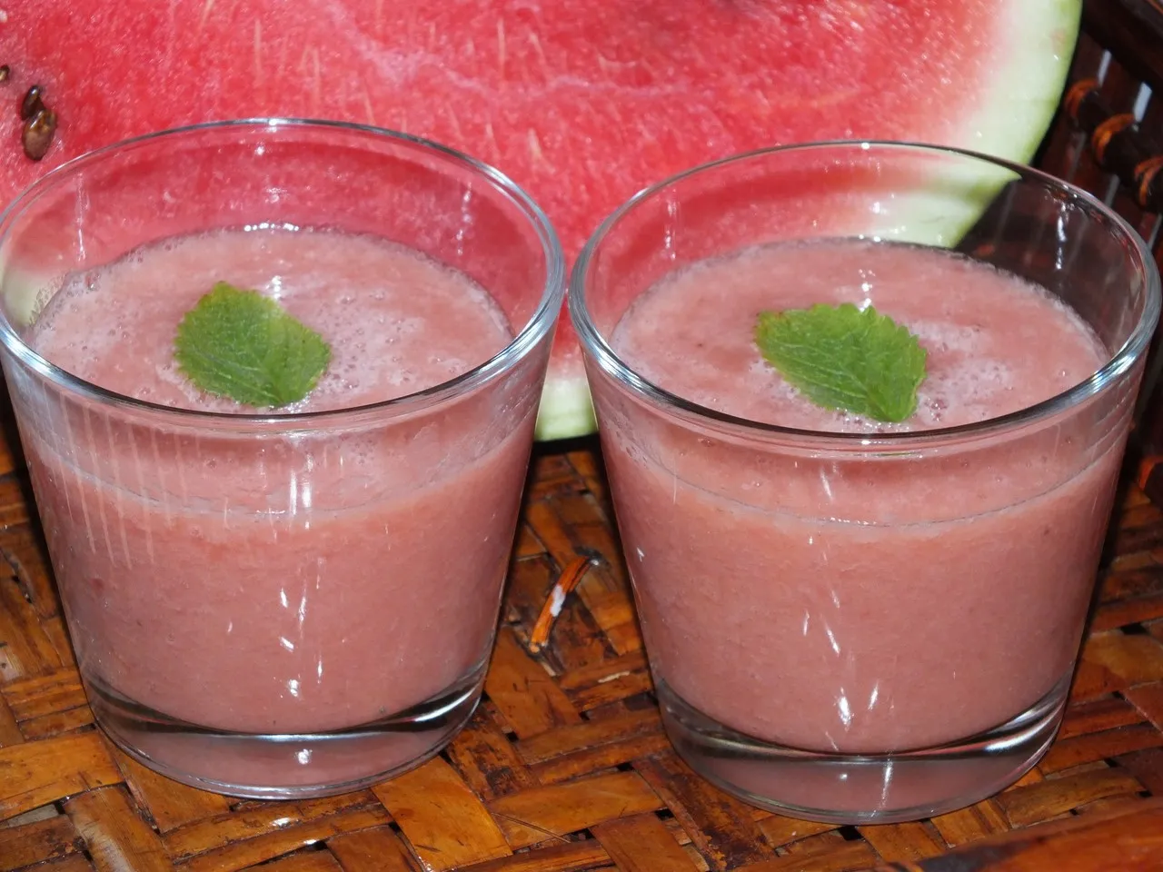 Arbuzowo-bananowe smoothie