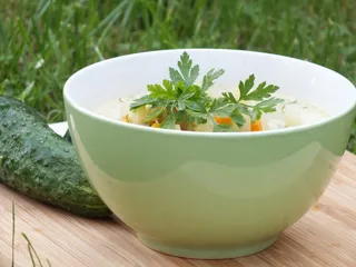 Zupa jarzynowa ze świeżymi ogórkami - 3
