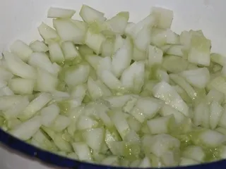 Zupa krem ze świeżych ogórków i do tego ser Feta - 6