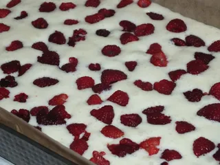 Ciasto z masą gruszkową i budyniową na kruchym pełnoziarnistym spodzie - 14