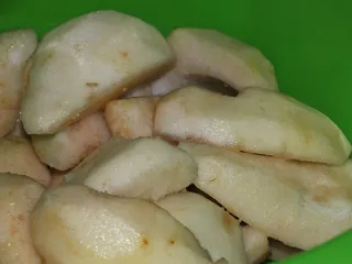 Ciasto z masą gruszkową i budyniową na kruchym pełnoziarnistym spodzie - 8