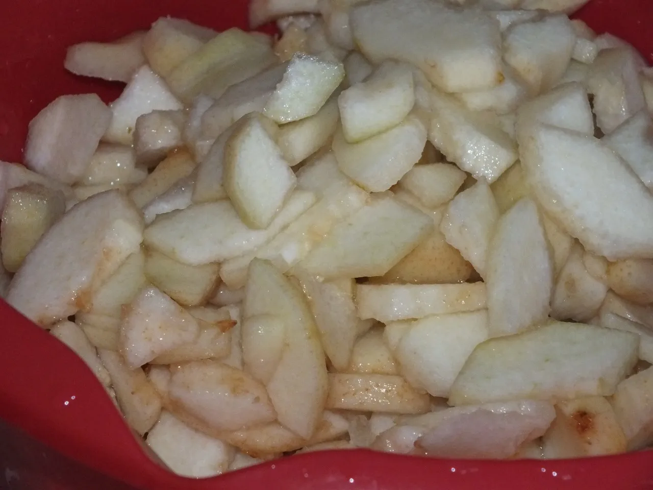 Ciasto z masą gruszkową i budyniową na kruchym pełnoziarnistym spodzie