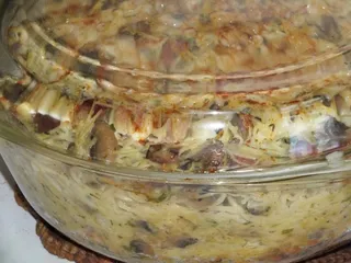 Zapiekanka makaronowa z boczkiem i pieczarkami - 24