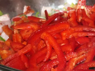 Zapiekanka z dynią, papryką i boczkiem - 13