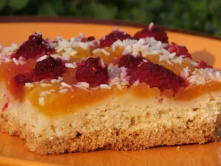Ciasto z dynią i malinami - 2
