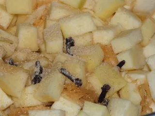 Ciasto z dynią i malinami - 11