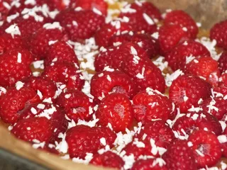 Ciasto z dynią i malinami - 16