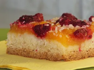 Ciasto z dynią i malinami - 3