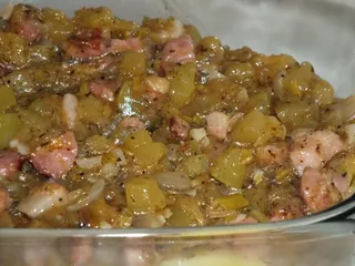 Zapiekanka ziemniaczana z dynią i wędzonym boczkiem - 14