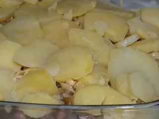 Zapiekanka ziemniaczana z dynią i wędzonym boczkiem - 16