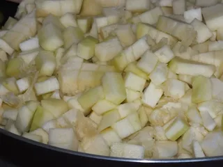 Zapiekanka ziemniaczana z dynią i wędzonym boczkiem - 8