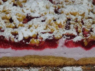 Malinowe ciasto z żurawinową pianką - 13