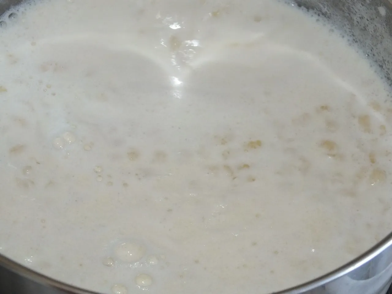 Zupa mleczna z dynią i zacierką