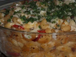 Zapiekanka makaronowa z cukinią i papryką - 2