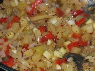 Zapiekanka makaronowa z cukinią i papryką - 11