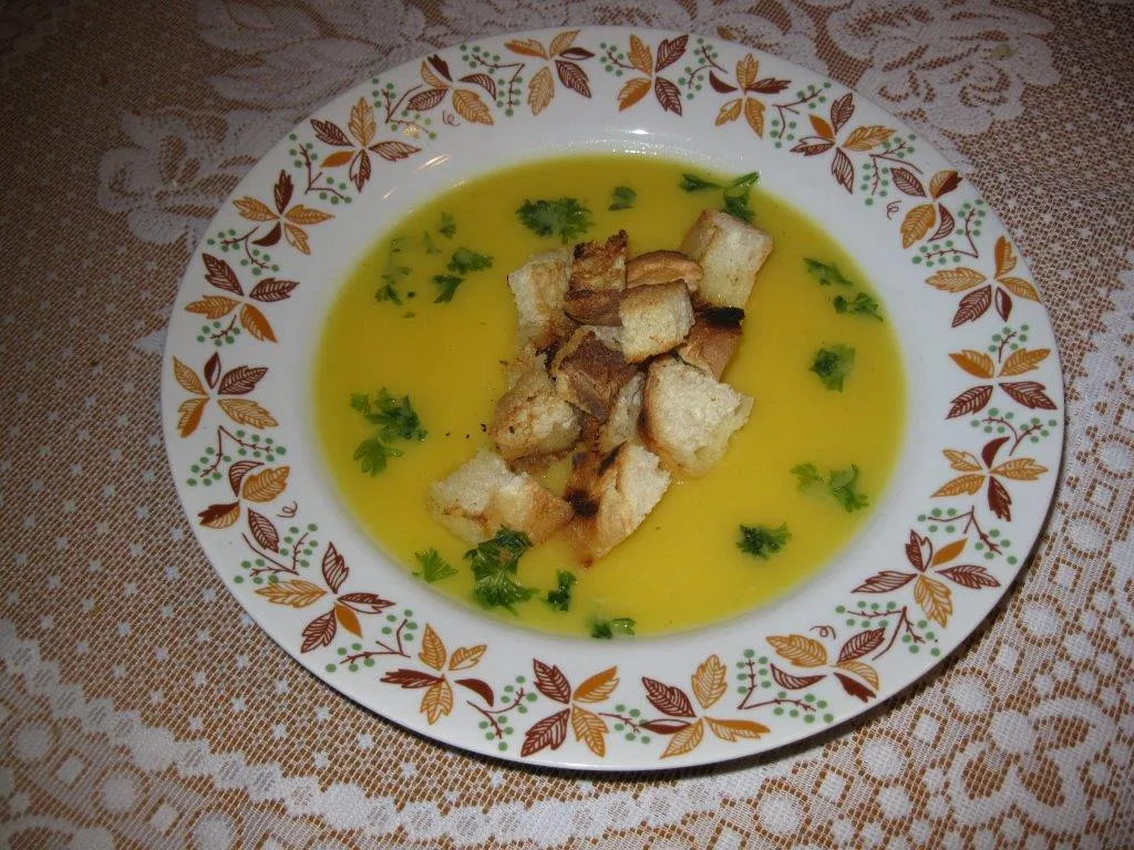 Zupa z dyni z pomarańczową nutką