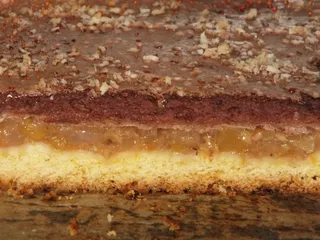 Owocowe ciasto na kruchym cieście z czekoladową pianką - 18