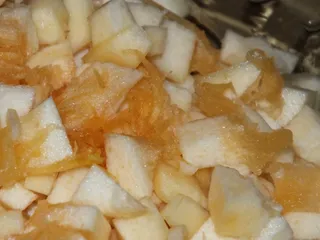 Owocowe ciasto na kruchym cieście z czekoladową pianką - 8