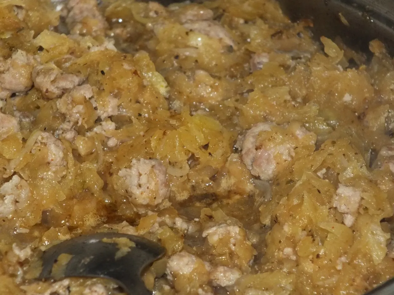 Jesienna zapiekanka z mielonym mięsem i mozzarellą