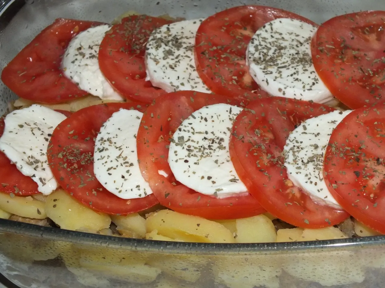 Jesienna zapiekanka z mielonym mięsem i mozzarellą