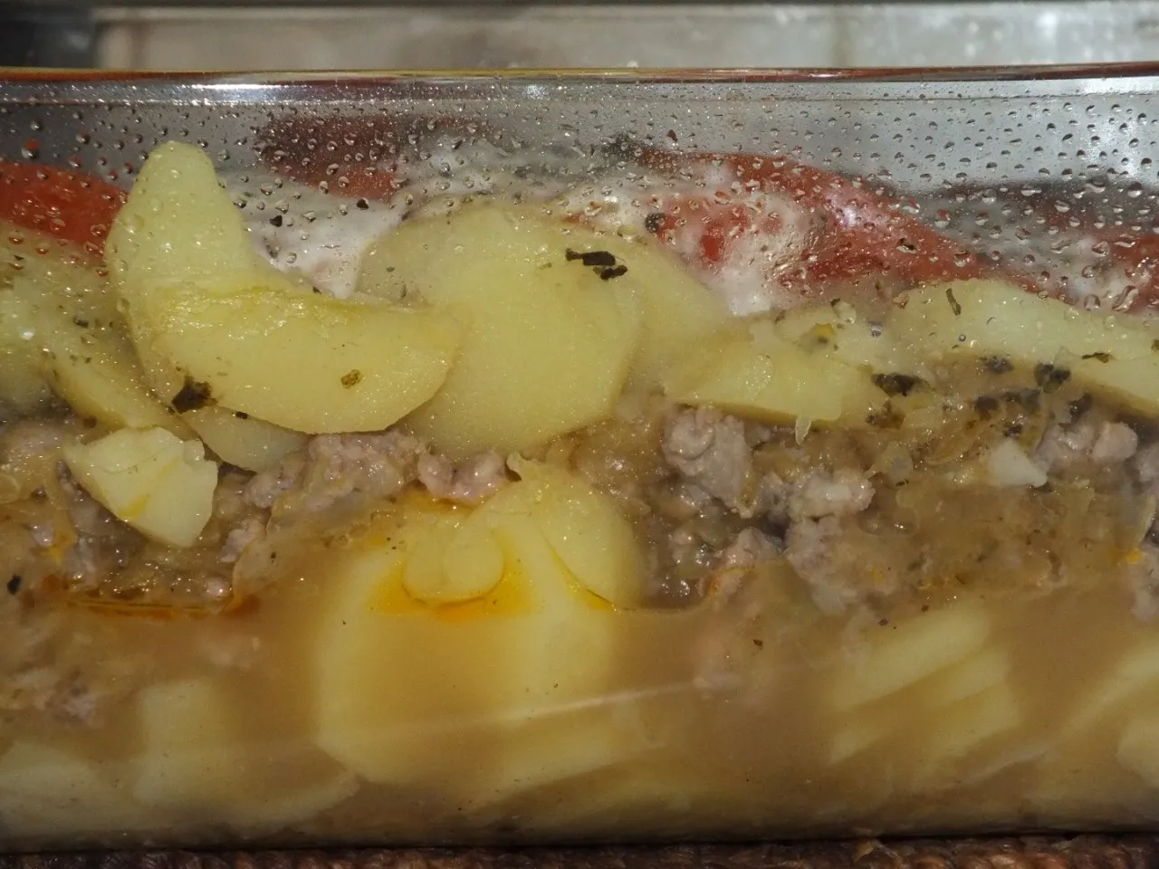 Jesienna zapiekanka z mielonym mięsem i mozzarellą