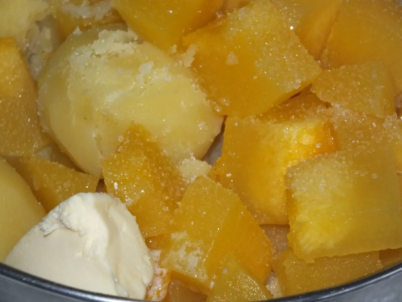 Puree ziemniaczane z dynią