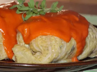 Gołąbki z kapusty włoskiej z pieczarkami - 36
