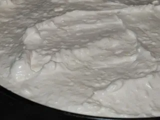 Tort kokosowy z śmietankowo-czekoladową masą - 5