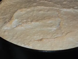Tort kokosowy z śmietankowo-czekoladową masą - 6