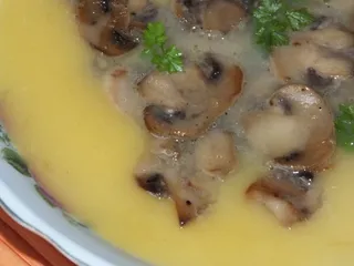 Zupa krem z dyni z pieczarkami - 2