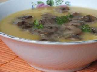 Zupa krem z dyni z pieczarkami - 17