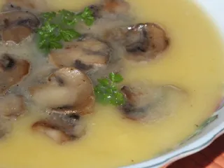 Zupa krem z dyni z pieczarkami - 18