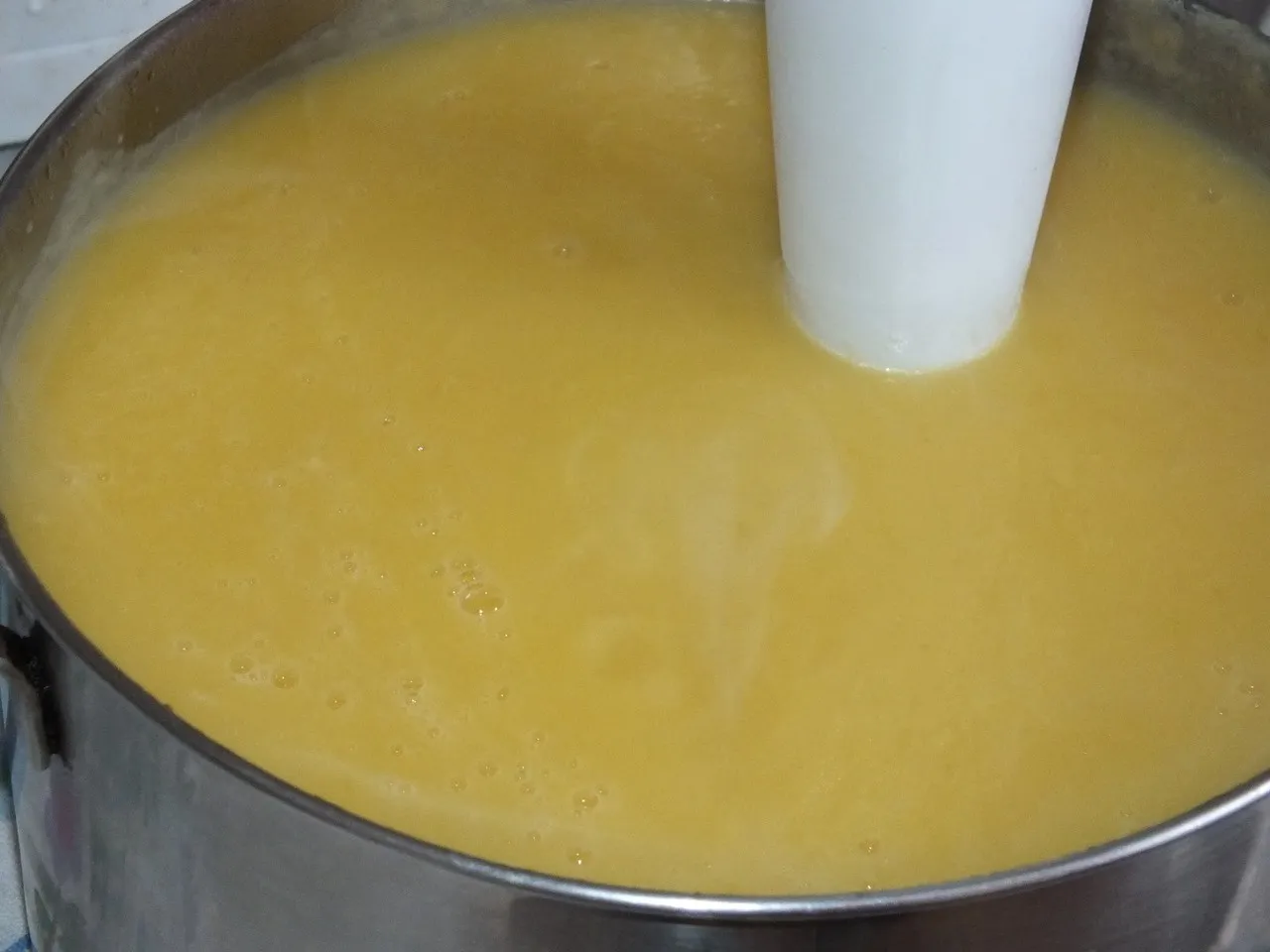 Zupa krem z dyni z pieczarkami