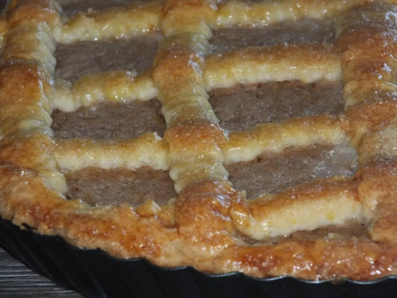 Ciasto jabłkowo-dyniowe w krucho-maślanym cieście