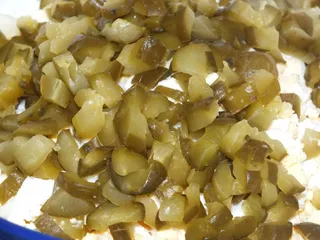 Sałatka śledziowa z porem i jabłkiem - 10