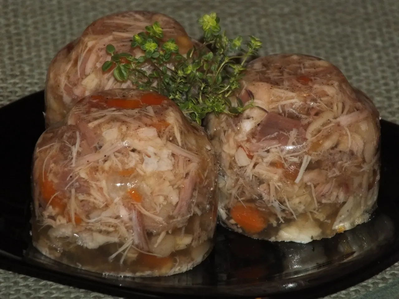 Galareta z pręgą wołową