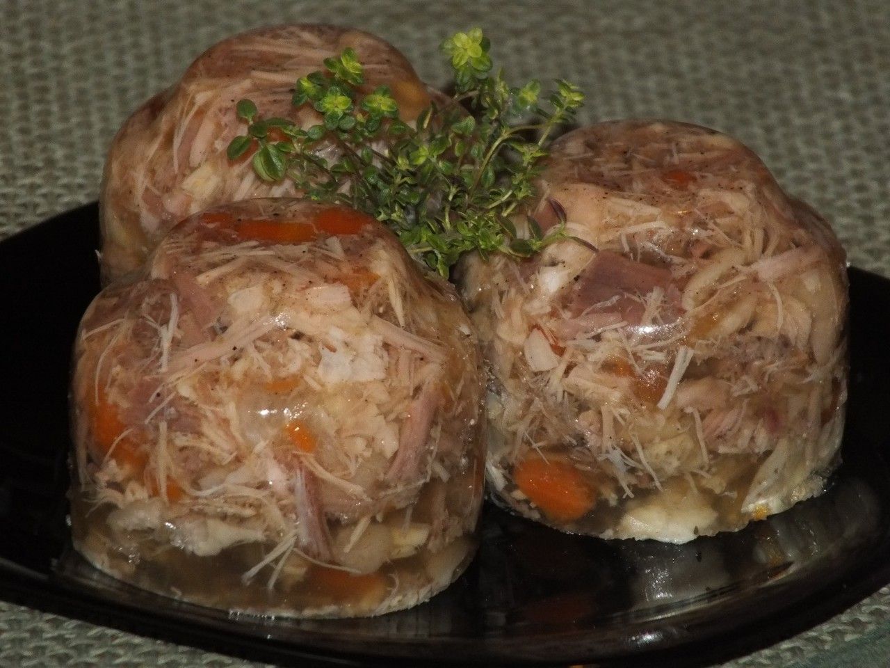 Galareta z pręgą wołową